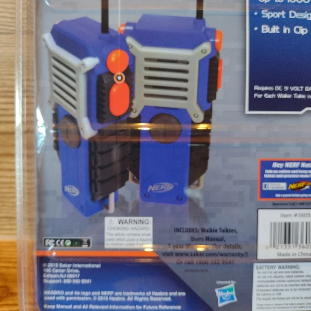 Nerf strike walkie